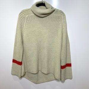 RDI Women Knit Sweater Turtle Neck Size XS Cream